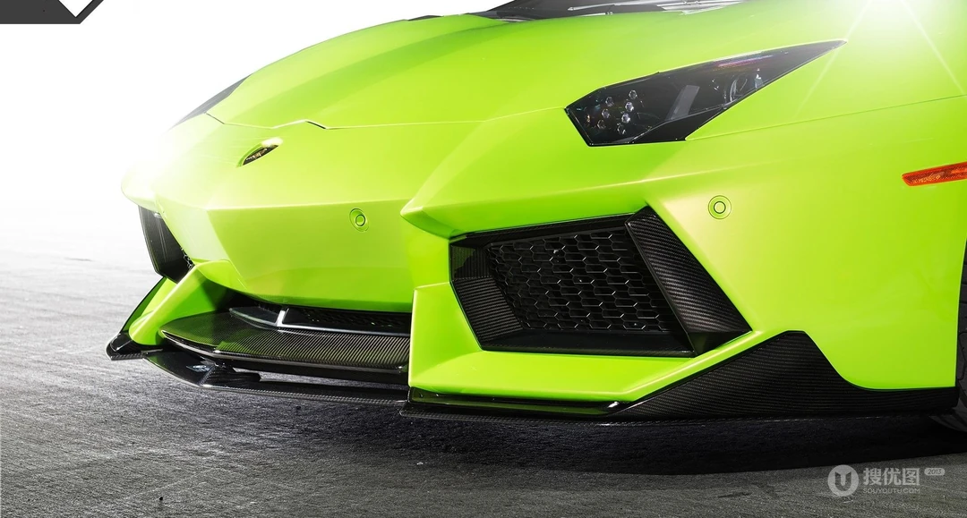 绿色活力兰博基尼Aventador V LP-700-4电脑高清壁纸