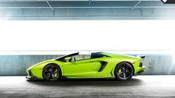 绿色活力兰博基尼Aventador V LP-700-4电脑高清壁纸