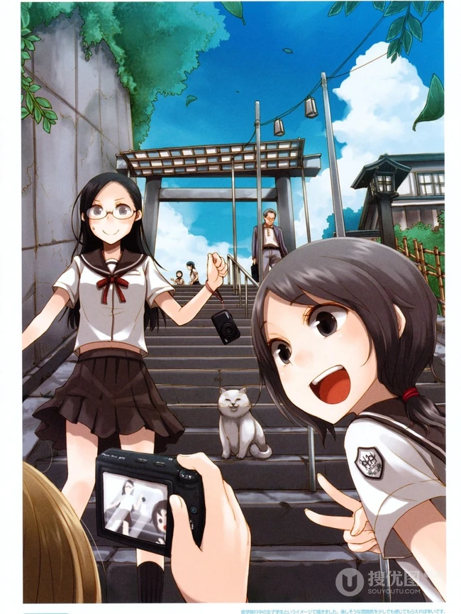 爱拍达人少女-拿相机的动漫女孩-高清图片（三）