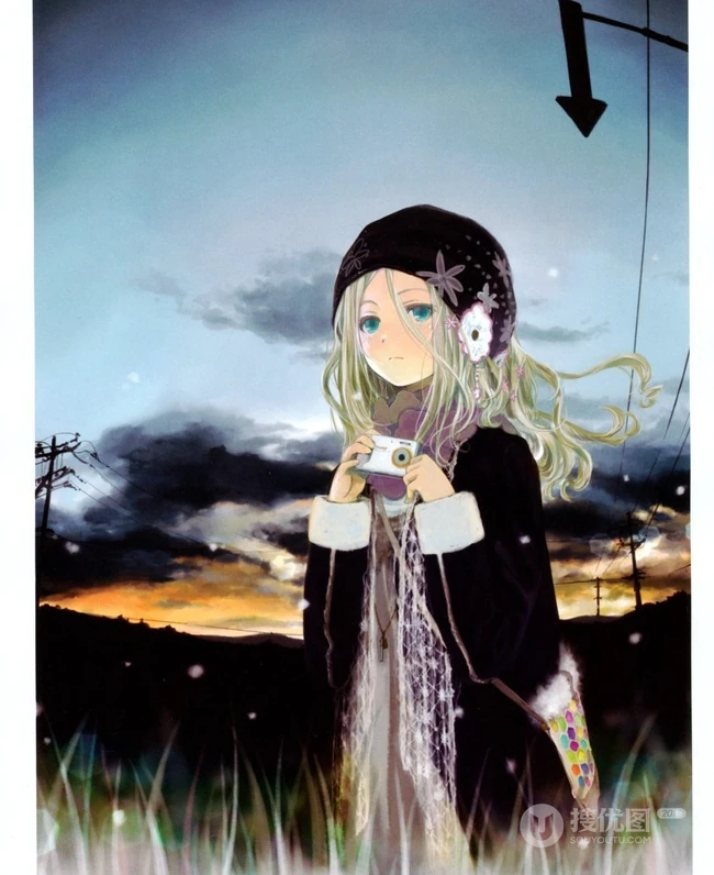 爱拍达人少女-拿相机的动漫女孩-高清图片（三）