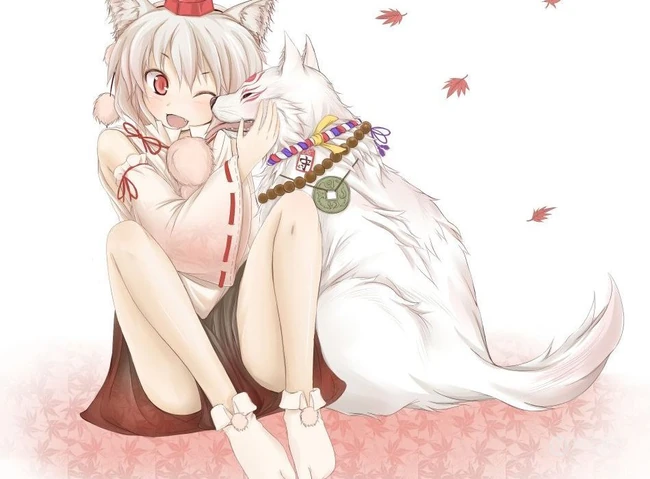 犬走椛气质少女图集，同人《东方风神录》作品人物