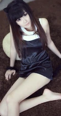 可爱猫女图片，黑猫少女写真萌图集
