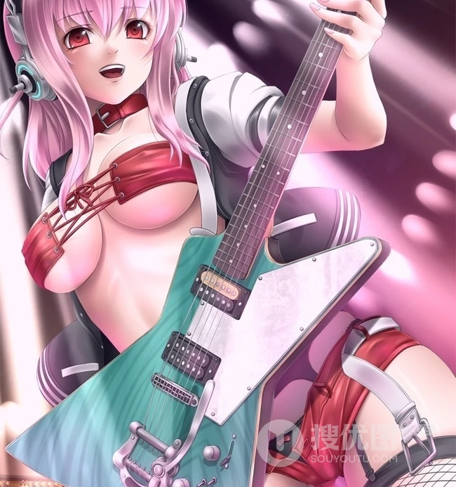 二次元吉他少女图片_那些喜欢音乐的少女们