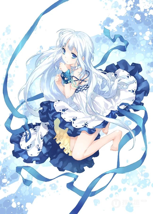 唯美动漫女孩插画背景美图23P 第2张