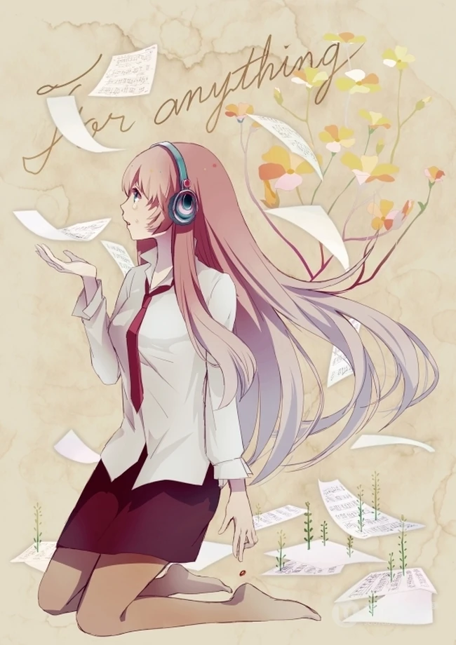 唯美动漫女孩插画背景美图23P 第12张