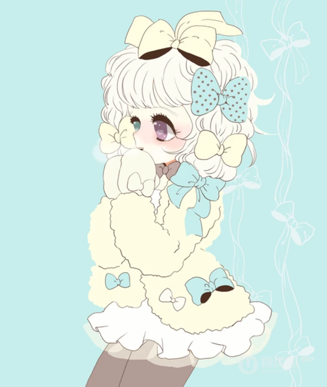 唯美动漫女孩插画背景美图23P 第18张