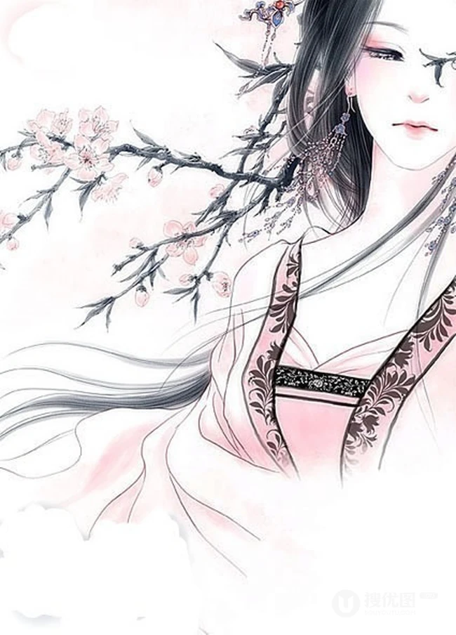 古风插画图片_画一卷沧桑，诉一段衷肠！