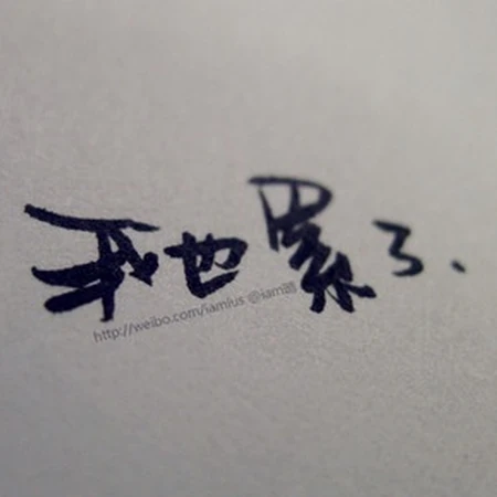 唯美文字&mdash;&mdash;手写