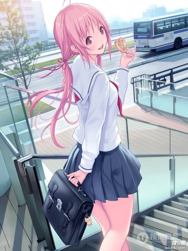 清纯动漫女孩&mdash;&mdash;精选插画12p