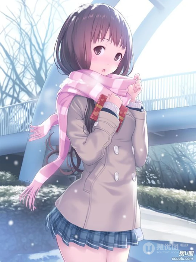 清纯动漫女孩&mdash;&mdash;精选插画12p