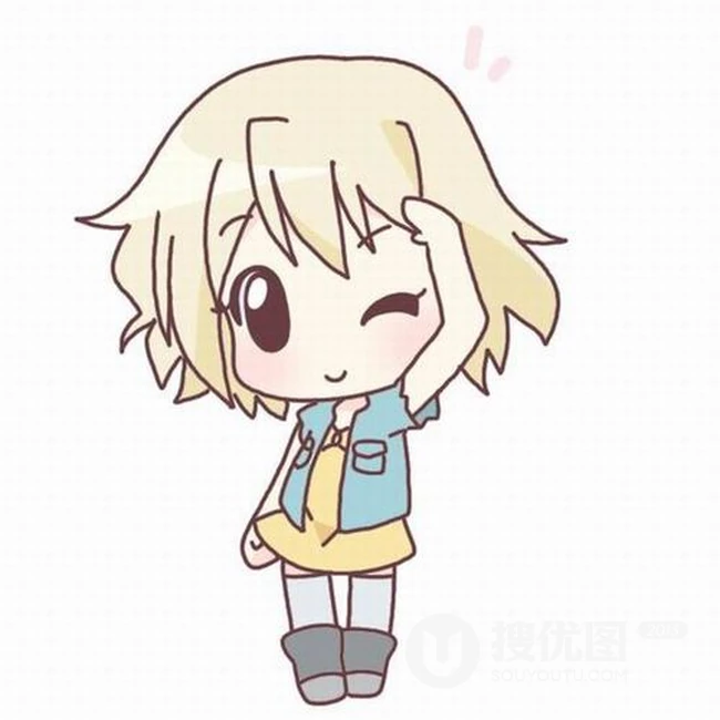 Q版超可爱卡通小女孩图片13p