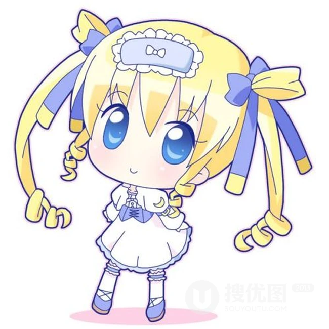 Q版超可爱卡通小女孩图片13p