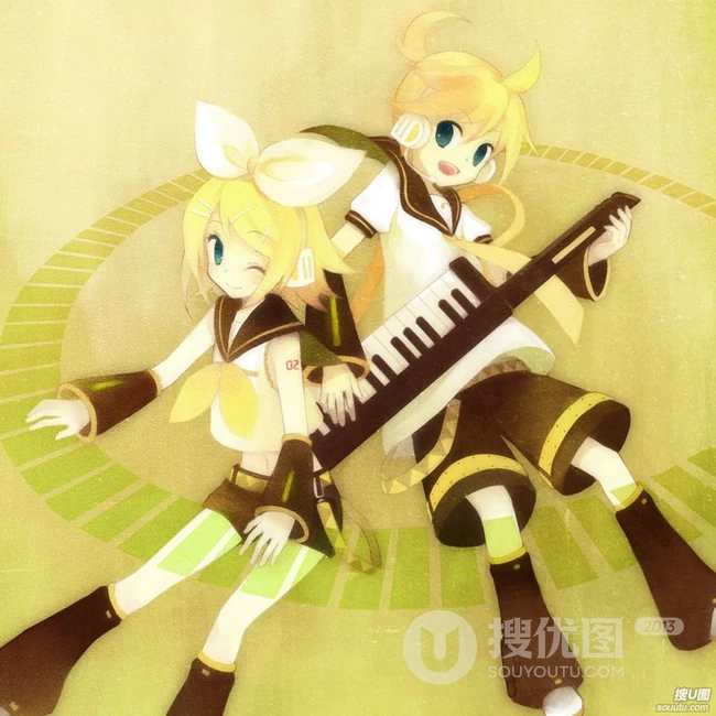 《双子控》萌系&mdash;&mdash;镜音双子图片