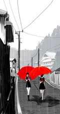 细雨飘摇，等一把雨伞