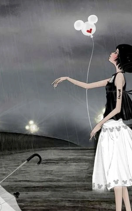 细雨飘摇，等一把雨伞