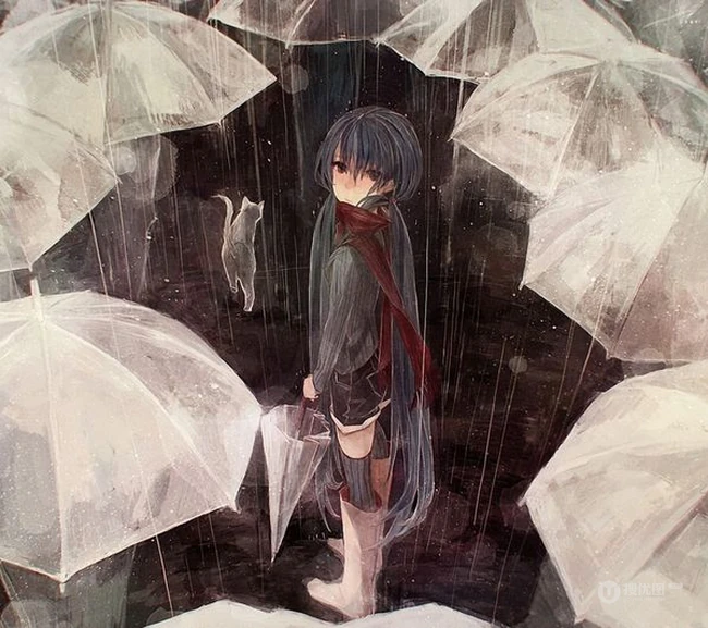 细雨飘摇，等一把雨伞