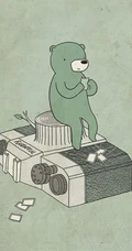 很有爱的一组萌系插画图片