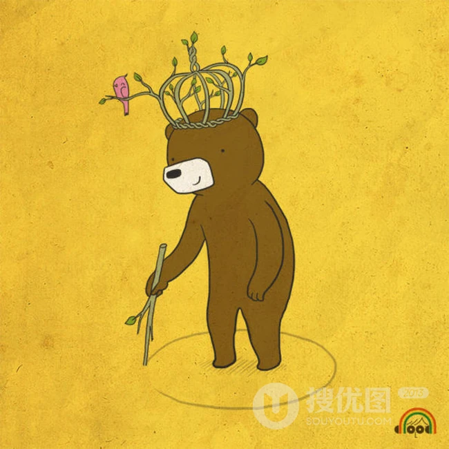 很有爱的一组萌系插画图片