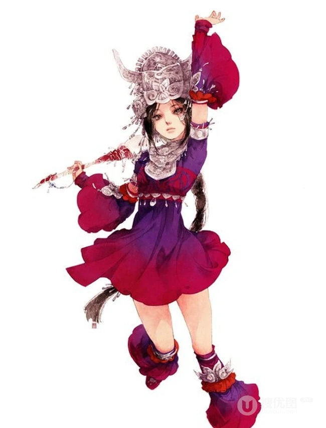 只是几张古风插画背景图-简简单单就好 第9张