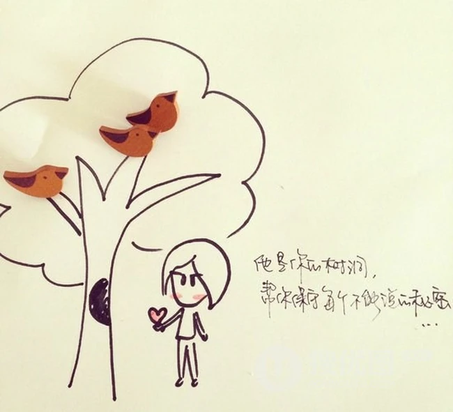 《闺蜜》背景插画图_男或女\女或男 第3张