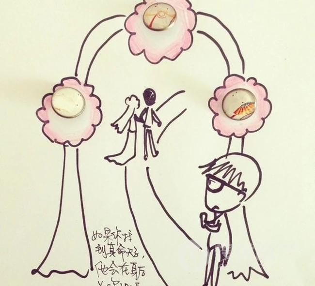 《闺蜜》背景插画图_男或女\女或男 第5张