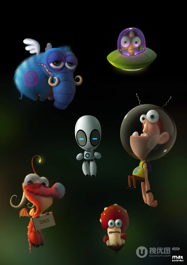 《马克斯&middot;柯斯登柯》幽默个性作品