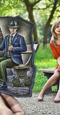 铅笔Vs相机-创意绘画和摄影1