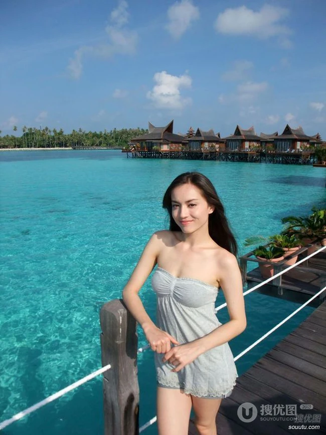陈柏霖女友mandy lieu沙巴之旅