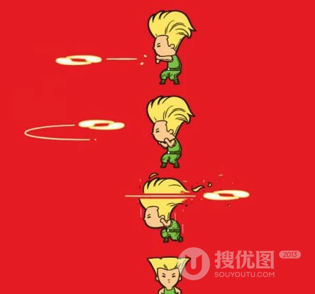 街头霸王里人物是这么理头发的