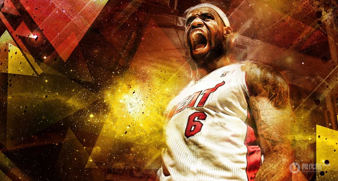 NBA双MVP王者-勒布朗&middot;詹姆斯（LeBron Raymone James）1920x1080壁纸