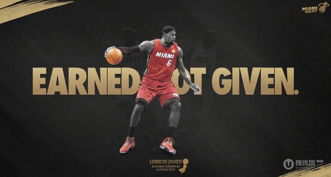 NBA双MVP王者-勒布朗&middot;詹姆斯（LeBron Raymone James）1920x1080壁纸