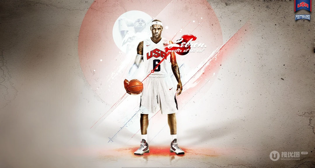 NBA双MVP王者-勒布朗&middot;詹姆斯（LeBron Raymone James）1920x1080壁纸