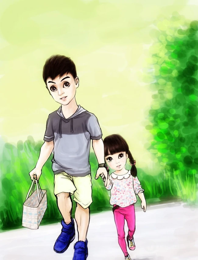 爸爸去哪儿漫画版高清萌图