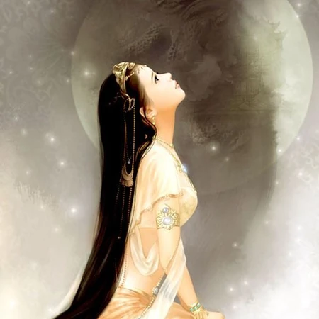 古风美人图-赠婢诗