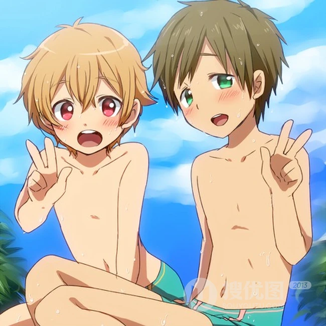 free 男子游泳部_Q版人物篇
