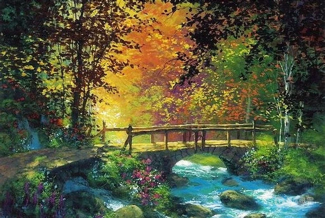 这是一次梦幻场景的邂逅，森系梦幻背景图片 第6张