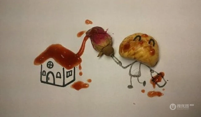 看看吃货们的创意