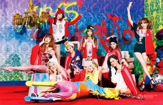 韩国组合 少女时代 最新MV《I Got a Boy》造型图组