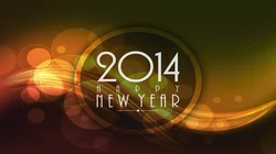 HAPPY2014文字桌面高清壁纸