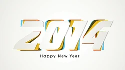 HAPPY2014文字桌面高清壁纸
