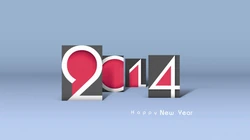 HAPPY2014文字桌面高清壁纸