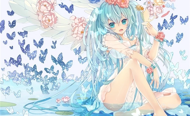 动漫少女清新美图