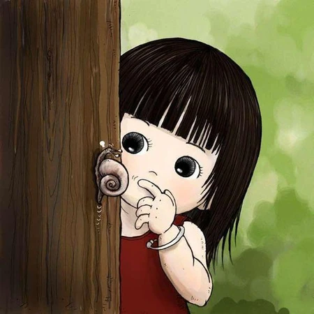 妈妈的小棉袄-唯美可爱插画背景图