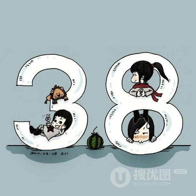 妈妈的小棉袄-唯美可爱插画背景图 第5张