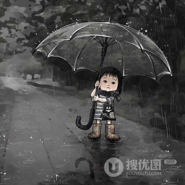 妈妈的小棉袄-唯美可爱插画背景图 第18张