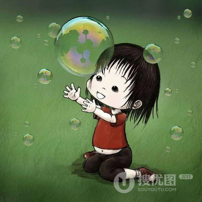 妈妈的小棉袄-唯美可爱插画背景图 第4张