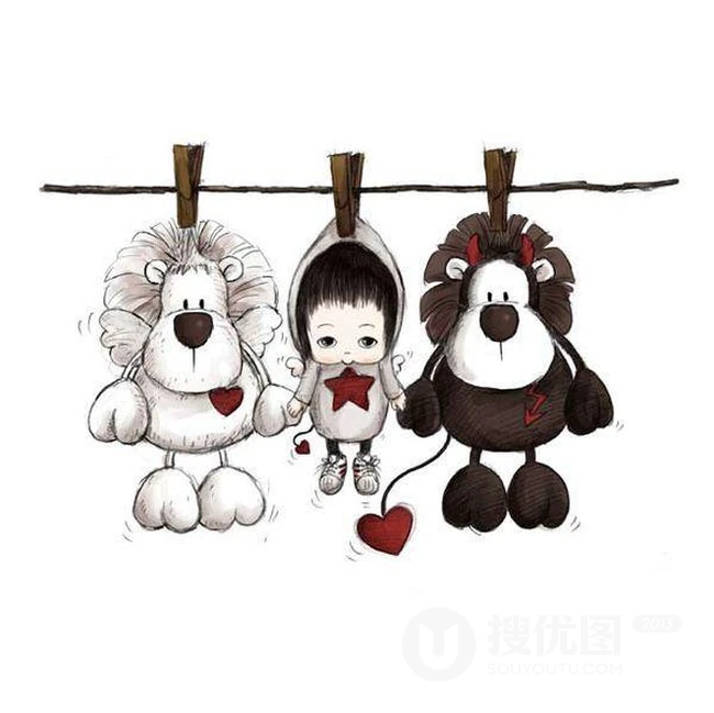 妈妈的小棉袄-唯美可爱插画背景图 第16张