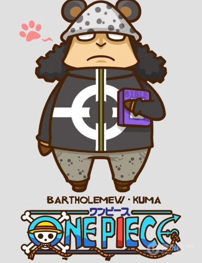 Q版海贼王卡通形象 超萌哦！