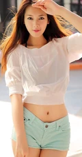 女生的紧身短裤、线条感、室内美图