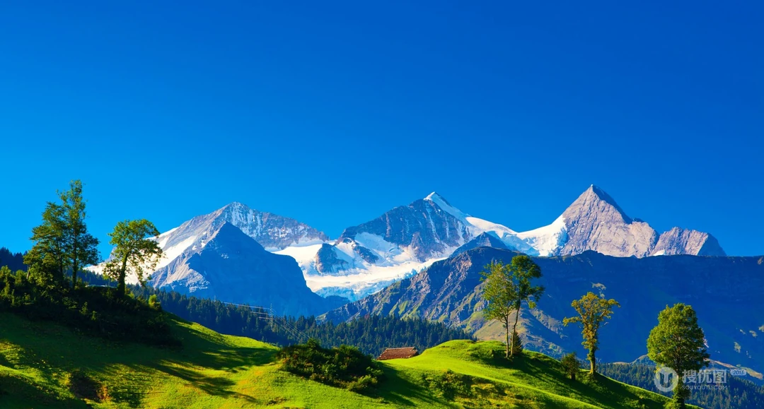 唯美的山水风景画高清风景壁纸